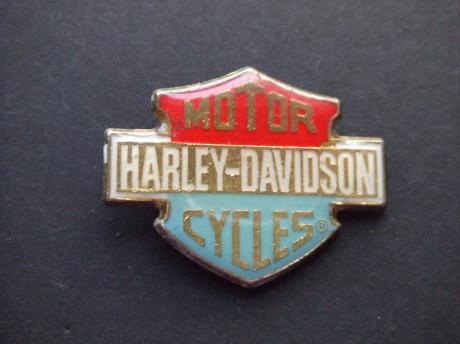 Harley Davidson motor rood-wit-blauw
